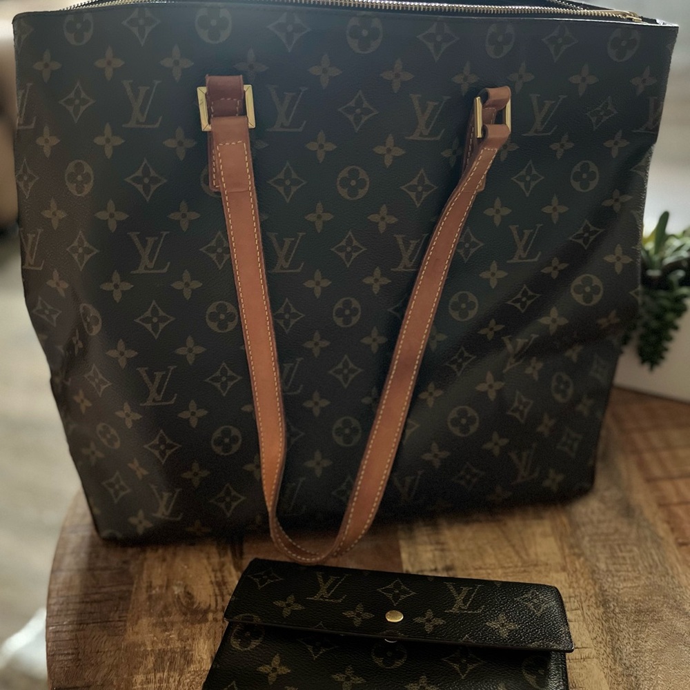 Louis tote and wallet, I bought both used from a reputable seller.